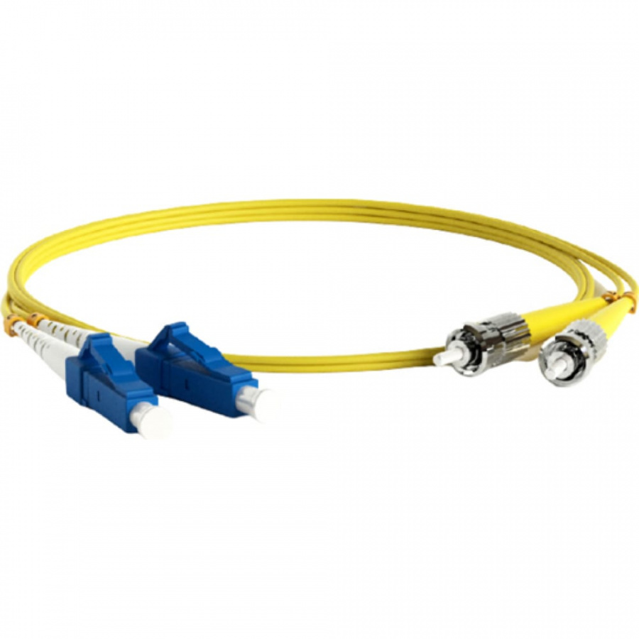 Волоконно-оптический шнур Hyperline FC-D2-9-LC/UR-ST/UR-H-1M-LSZH-YL