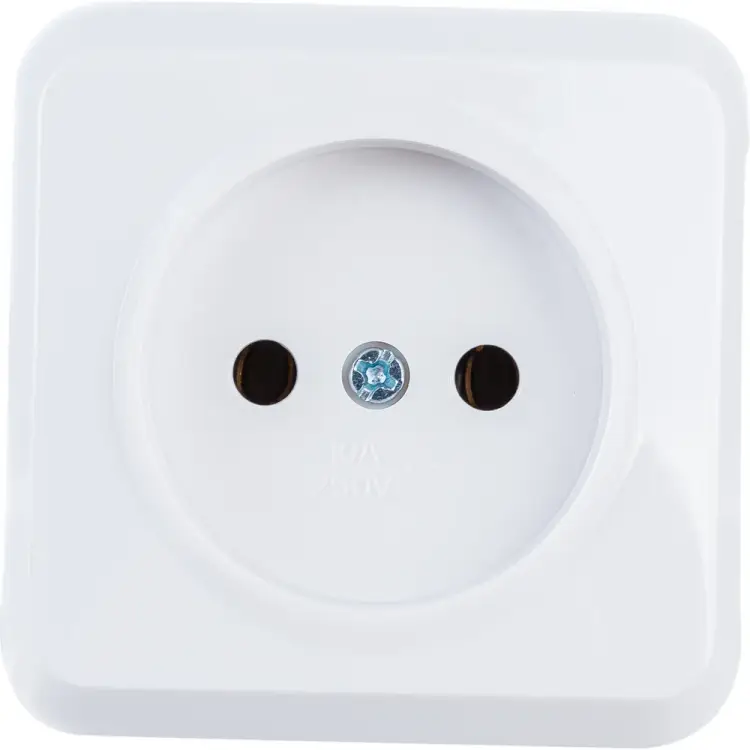 Одноместная розетка Smartbuy Юпитер SBE-03w-10-S1-N-c