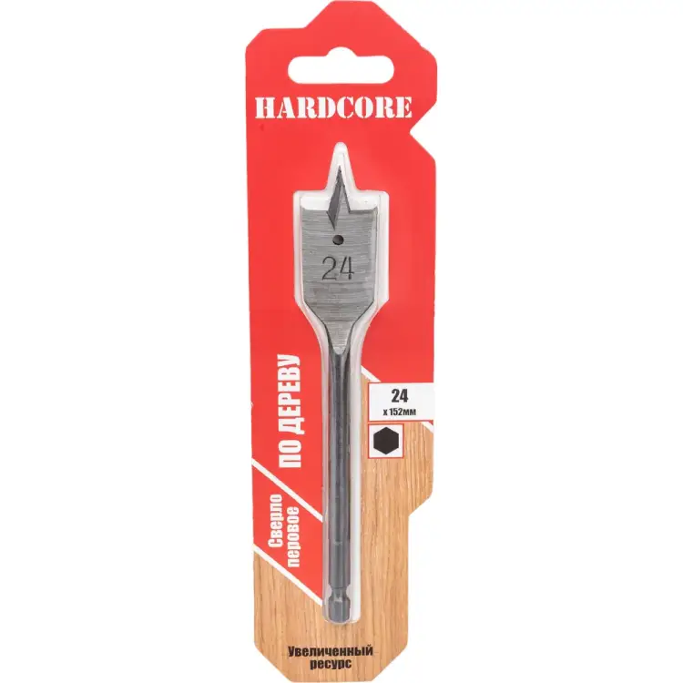 Перовое сверло по дереву Hardcore 162415