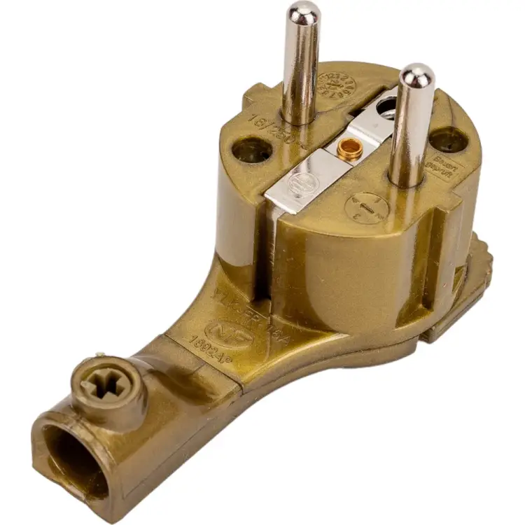 Плоская угловая вилка Electraline 55044