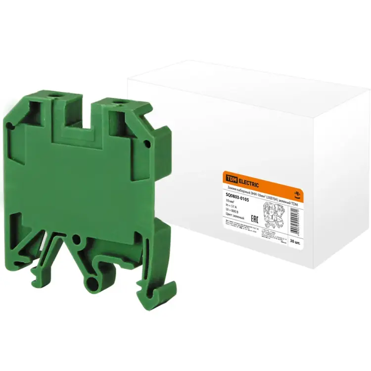 Наборный зажим TDM ELECTRIC ЗНИ-10мм2 (JXB70А) SQ0803-0105