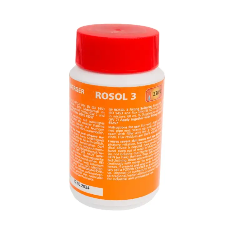 Пастообразный флюс Rothenberger ROSOL 3 45225 Пастообразный флюс Rothenberger ROSOL 3 45225