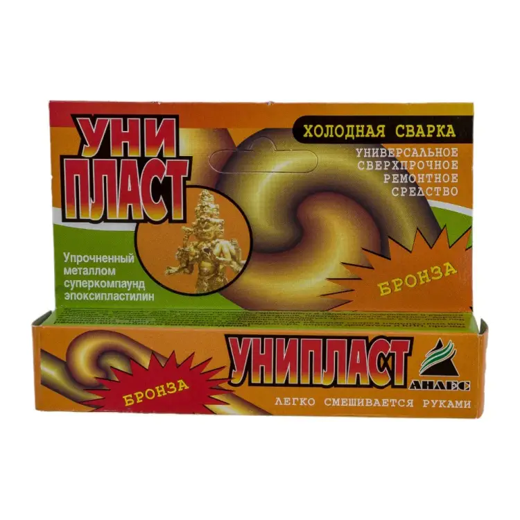 Герметик-холодная сварка Анлес Унипласт-бронза 70805