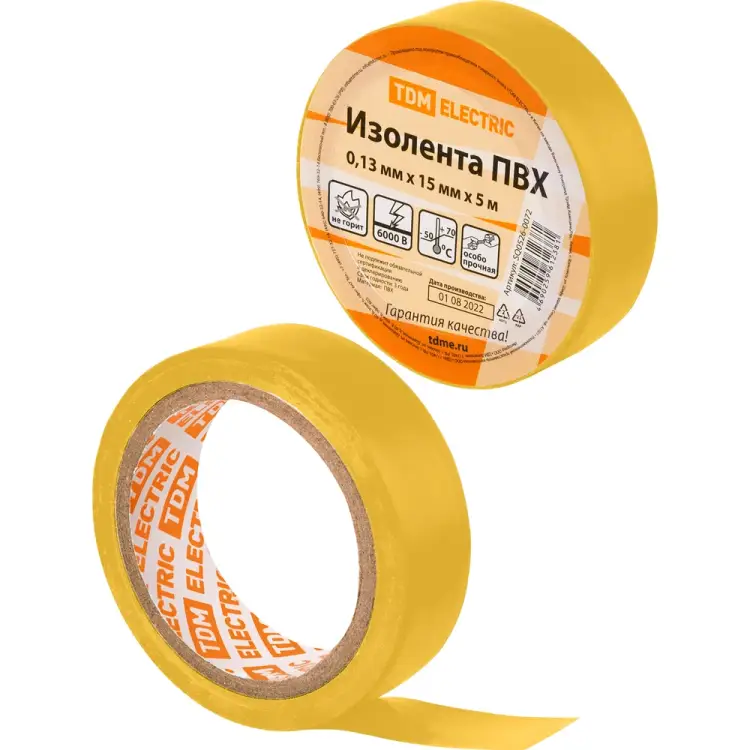 Изолента пвх TDM ELECTRIC SQ0526-0072