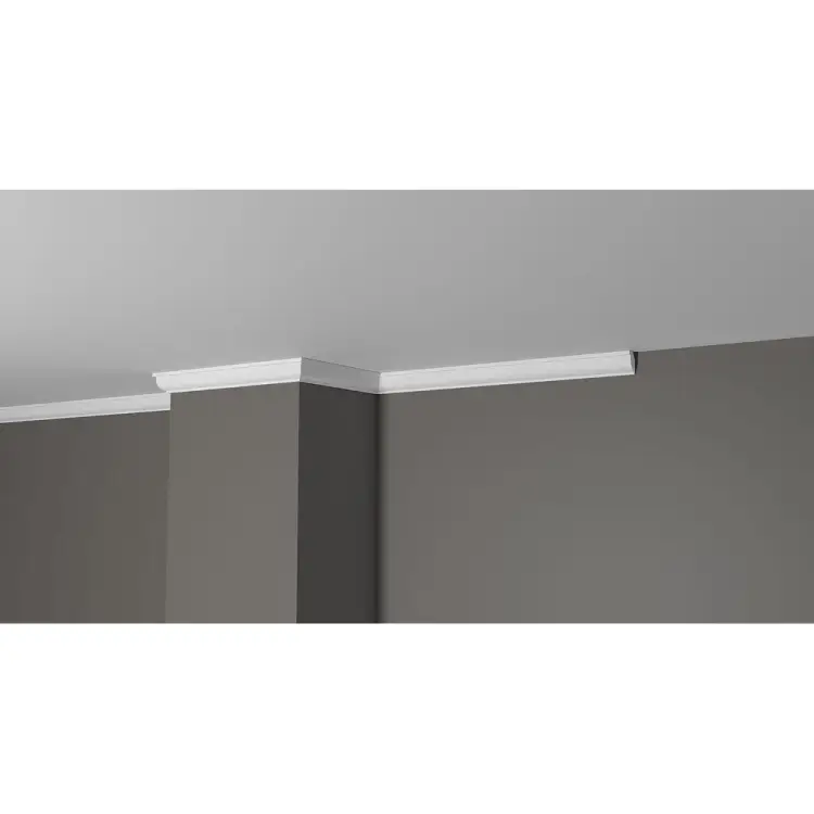 Ударопрочный влагостойкий потолочный карниз под покраску Decor-Dizayn DD09