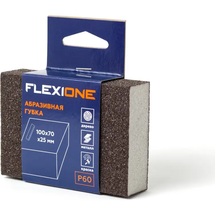 Четырехсторонняя абразивная губка Flexione 90000014