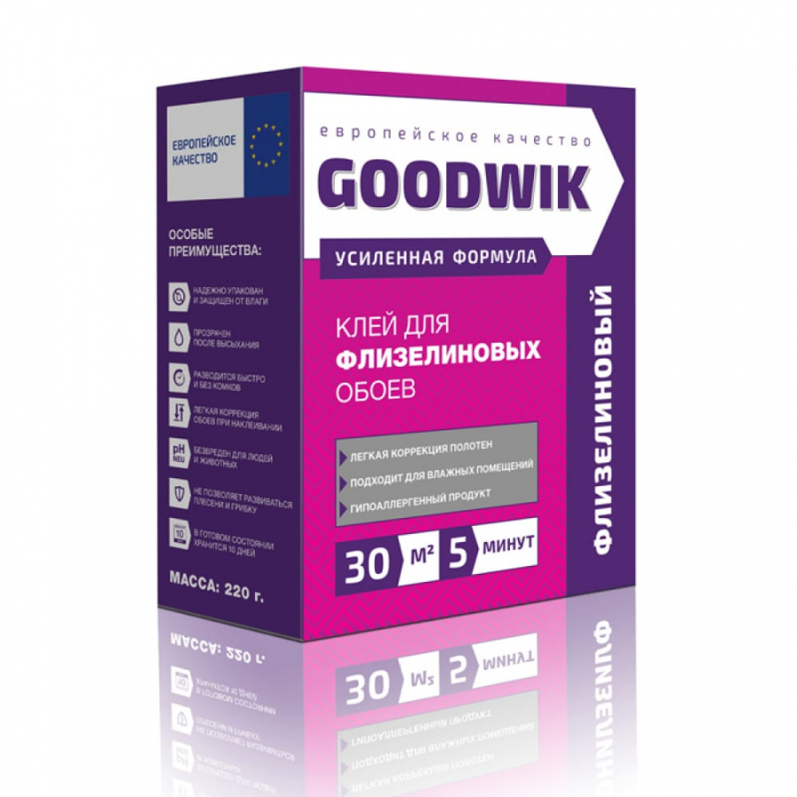 Клей для флизелиновых обоев Goodwik Ф 30