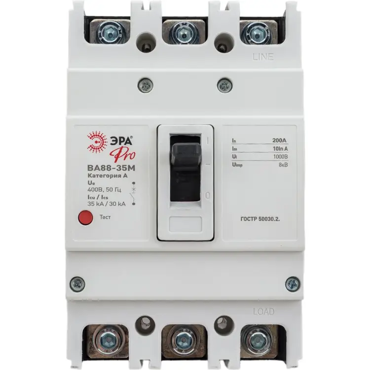 Автоматический выключатель ЭРА PRO ВА88-35М SVA30-3-0200-E Б0051933
