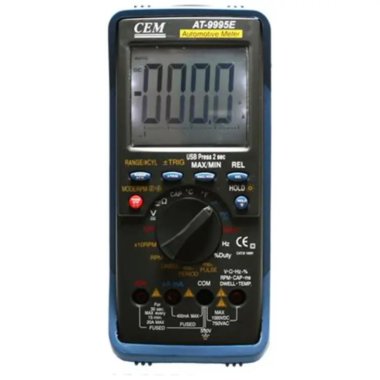 Профессиональный автомобильный мультиметр СЕМ AT-9995E 481547