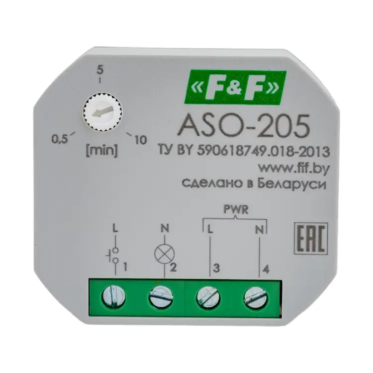 Лестничный автомат для установки в монтажной коробке Евроавтоматика F&F ASO-205 EA01.002.003