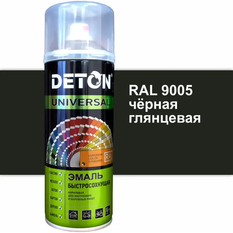 Быстросохнущая акриловая эмаль Deton DTN-A07264 Быстросохнущая акриловая эмаль Deton DTN-A07264