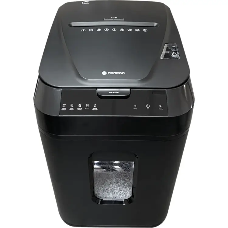 Уничтожитель документов пластиковые карты скрепки скобы ГЕЛЕОС DIN P-4 АП40-4