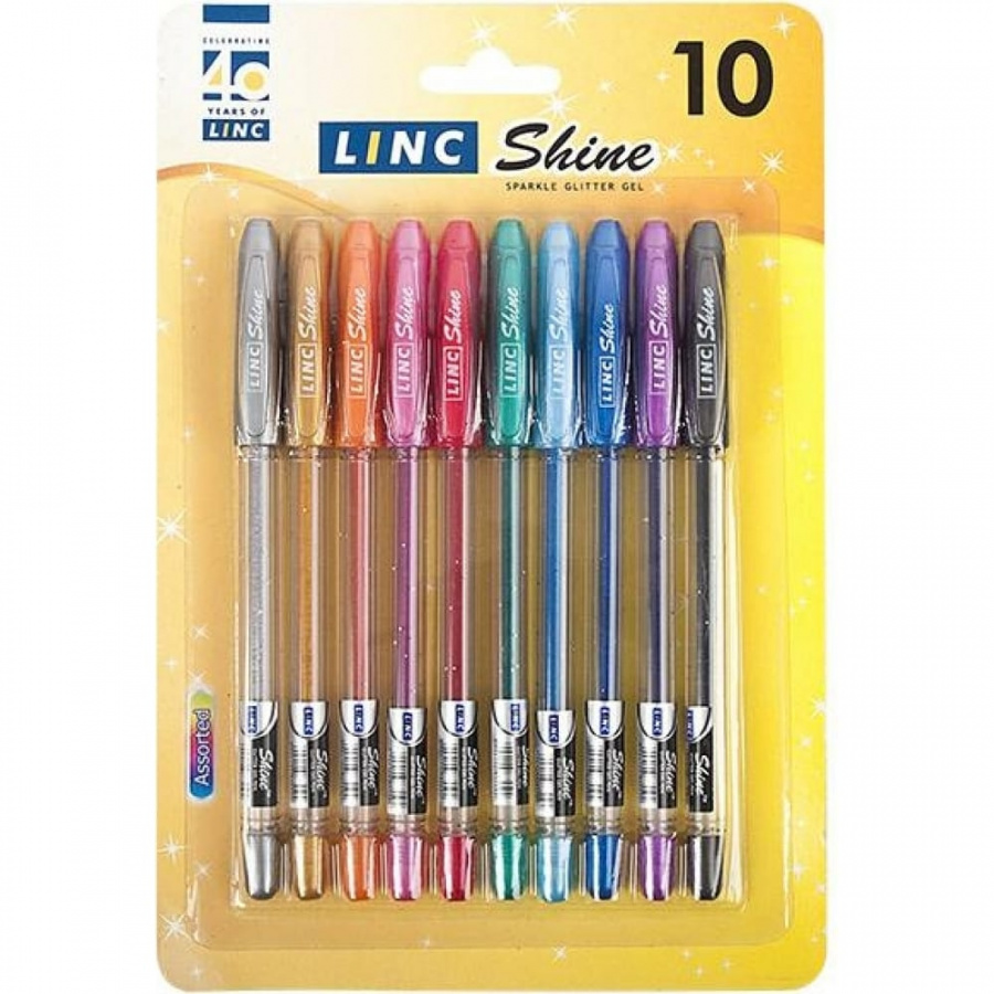 Набор гелевых ручек LINC SHINE
