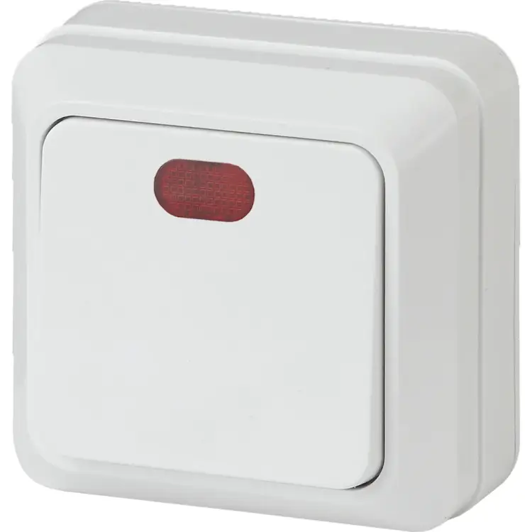 Одноклавишный выключатель Intro Quadro 2-102-01 Б0053741