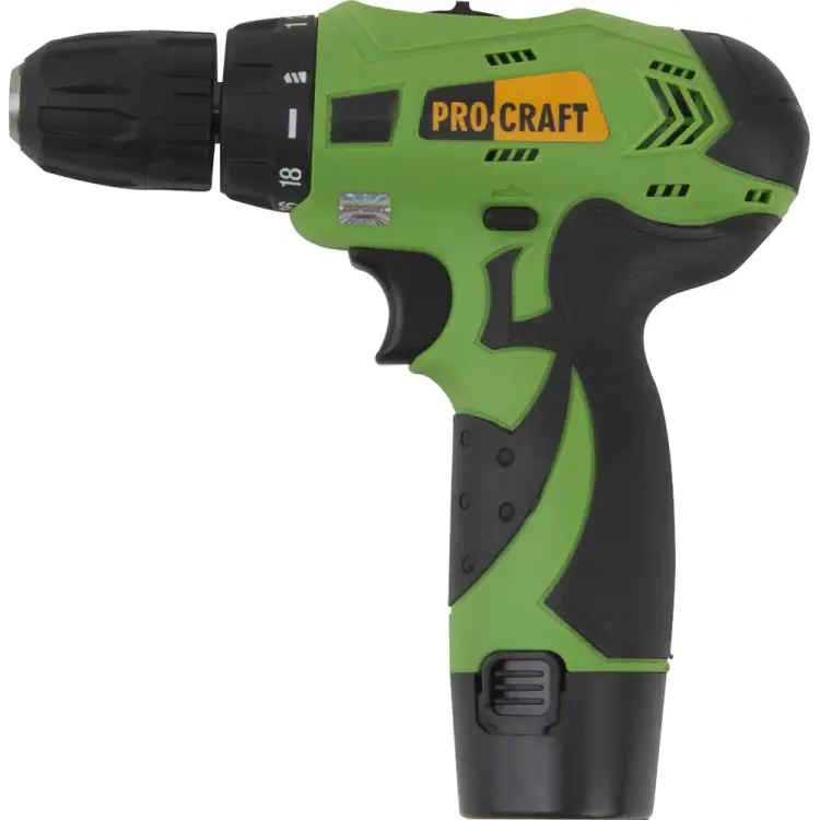 Аккумуляторная дрель шуруповерт PROCRAFT PA12LIS Аккумуляторная дрель шуруповерт PROCRAFT PA12LIS