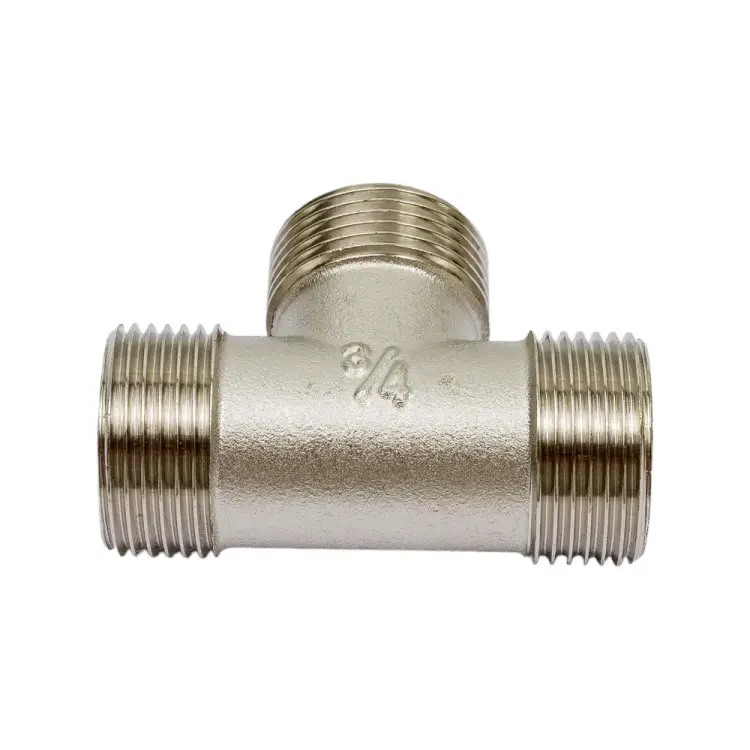 Резьбовой латунный тройник DOUBLE-LIN LL6135B (3/4")