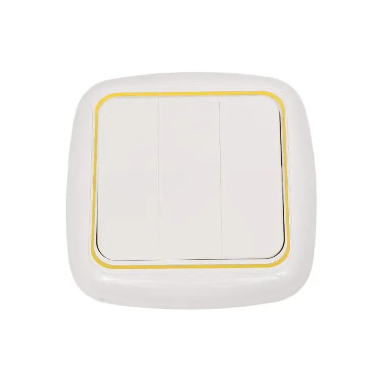 Трехклавишный выключатель BYLECTRICA ГАРМОНИЯ ЛЮКС С056-170 з