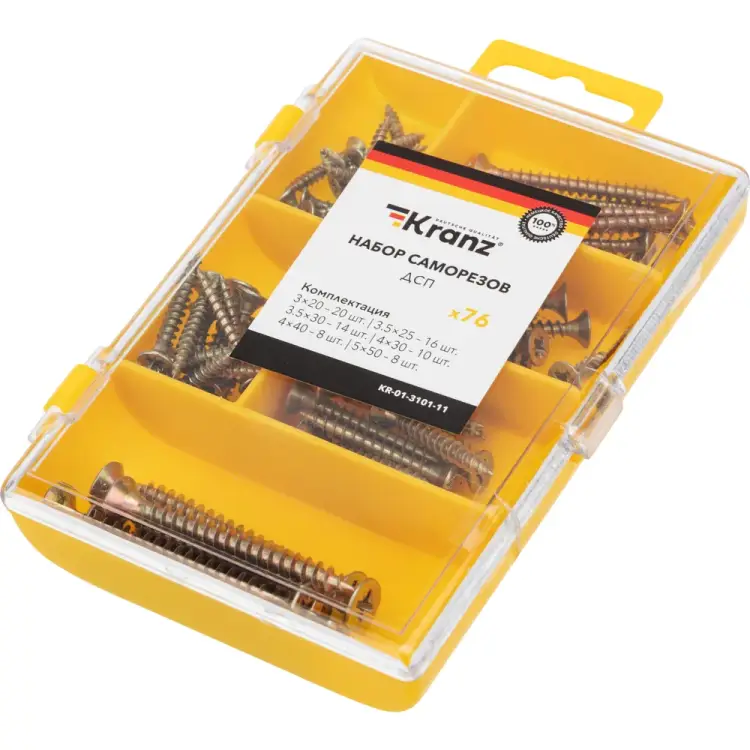 Набор саморезов для ДСП KRANZ KR-01-3101-11