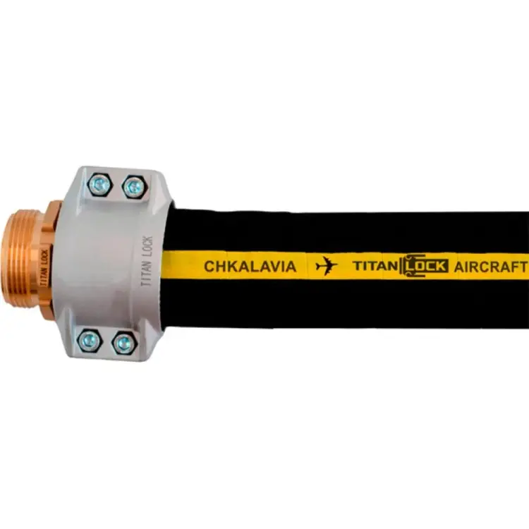 Напорно-всасывающий ПВХ рукав для авиа топлива TITAN LOCK CHKALAVIA TL050CHK_50 Напорно-всасывающий ПВХ рукав для авиа топлива TITAN LOCK CHKALAVIA TL050CHK_50