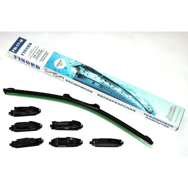 Мультиадаптерная бескаракасная щетка стеклоочистителя FINORD FN-17-M