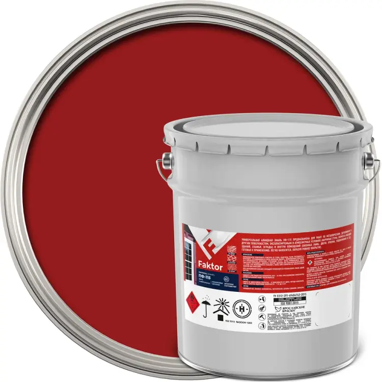 Универсальная эмаль ЯРОСЛАВСКИЕ КРАСКИ ПФ-115 FAKTOR 214734 Универсальная эмаль ЯРОСЛАВСКИЕ КРАСКИ ПФ-115 FAKTOR 214734