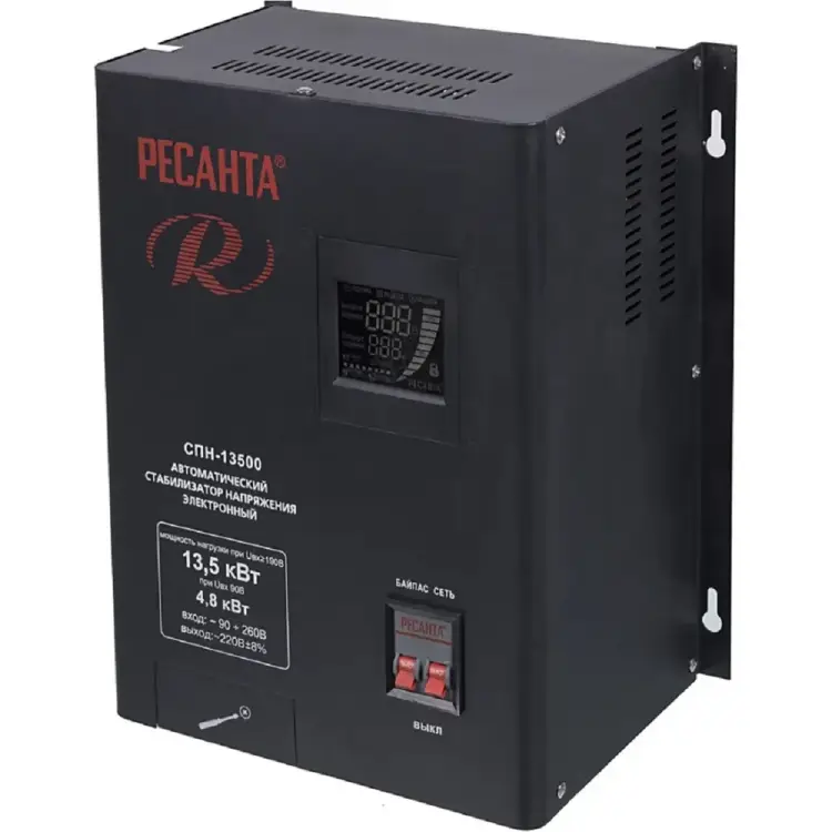 Стабилизатор Ресанта СПН 13500 63/6/28 Стабилизатор Ресанта СПН 13500 63/6/28