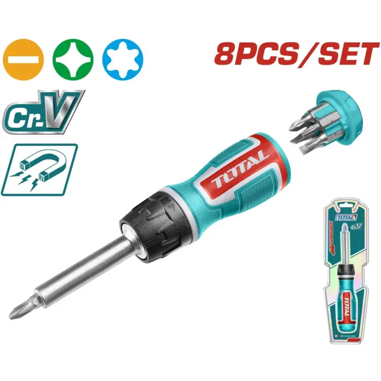 Реверсивная отвертка TOTAL TACSD30086 Реверсивная отвертка TOTAL TACSD30086