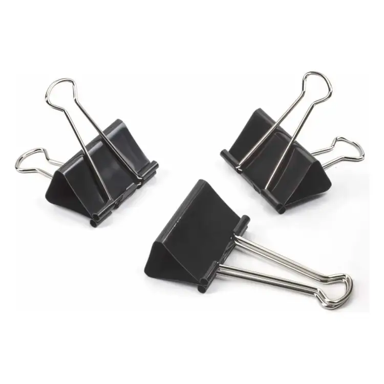 Большие зажимы для бумаг BRAUBERG 220561