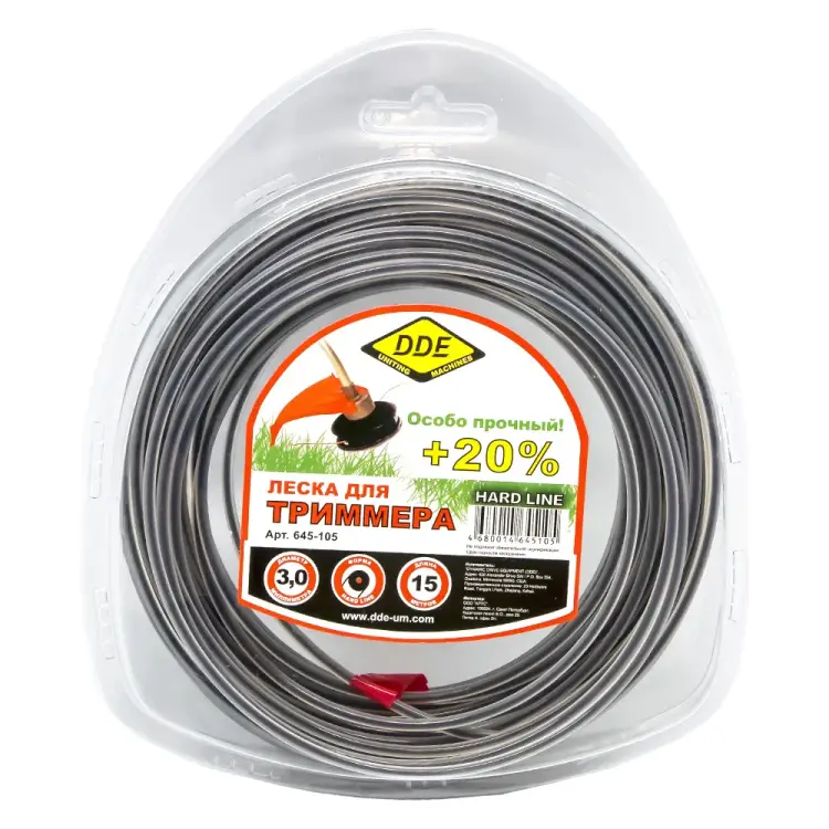 Триммерный корд DDE Hard line 645-105