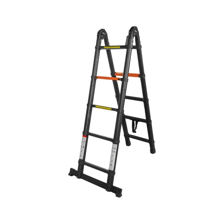 Телескопическая лестница-стремянка Rockforce RF-UP160-M