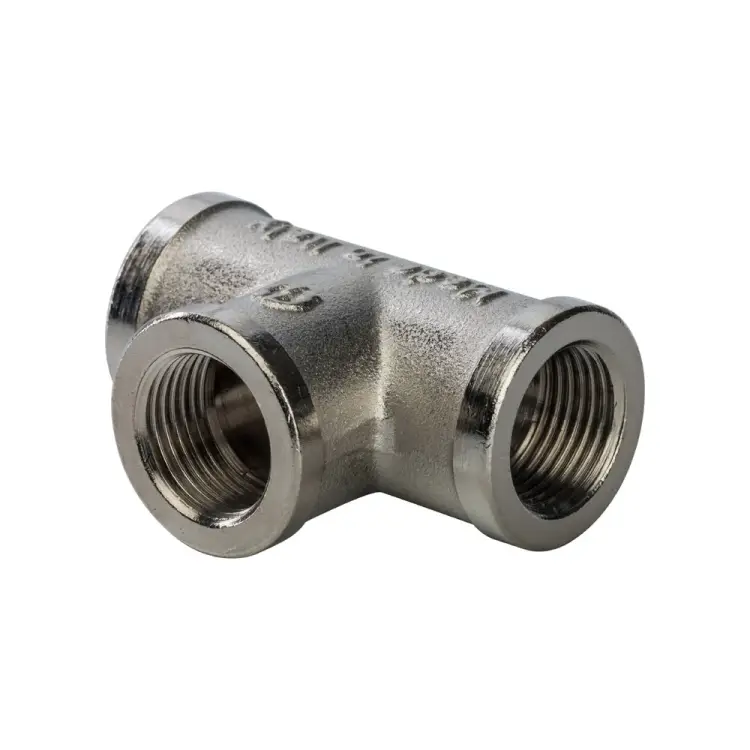 Никелированный тройник STOUT RG008Q0QSVT5V8