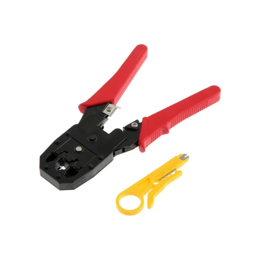 Кримпер для обжима компьютерных и телефонных клемм ЛОМ 2291283