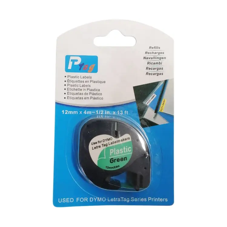 Пластиковая лента для LetraTag LT-100H Vell VL-D-91204 328730