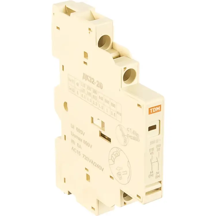 Дополнительный дополнительный контакт TDM ELECTRIC ДК32-20 SQ0212-0031