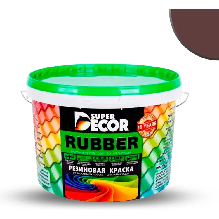 Резиновая краска SUPER DECOR №06 Арабика 4630024700530 Резиновая краска SUPER DECOR №06 Арабика 4630024700530
