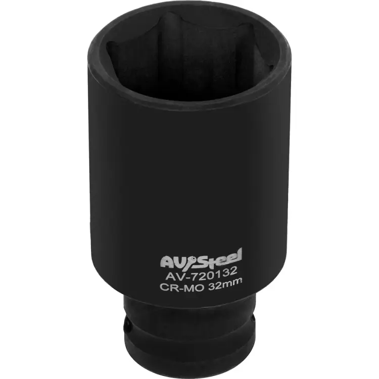 Удлиненная ударная шестигранная торцевая головка AV Steel AV-720132 Удлиненная ударная шестигранная торцевая головка AV Steel AV-720132