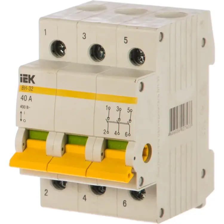 Выключатель нагрузки IEK ВН-32 40А/3П MNV10-3-040
