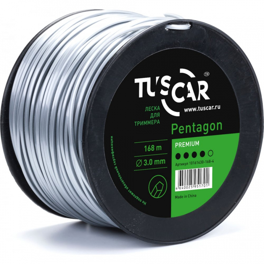 Леска для триммера TUSCAR Pentagon Premium