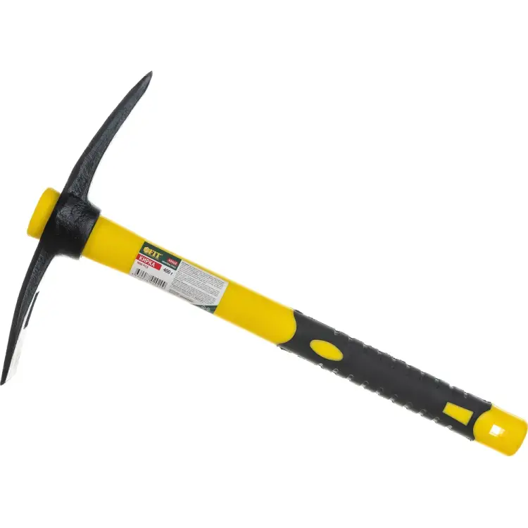 Кирка FIT фиброгласовая усиленная ручка, 400 гр 44468