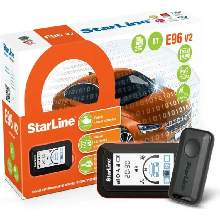 Охранно-телематичекий комплекс StarLine E96 v2 BT 4003166
