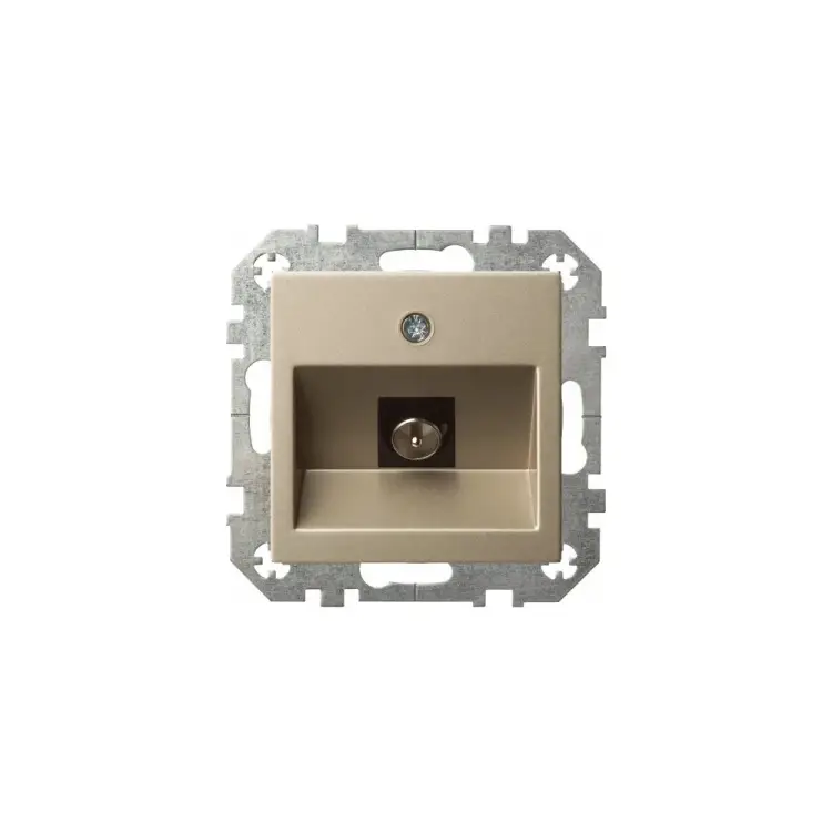 Телевизионная розетка LIREGUS Эпсилон ITVL-1-01 E/Ch 28-314