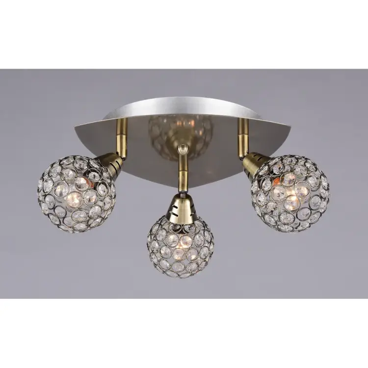 Настенно-потолочный светильник РОССВЕТ 20527 AB/3S