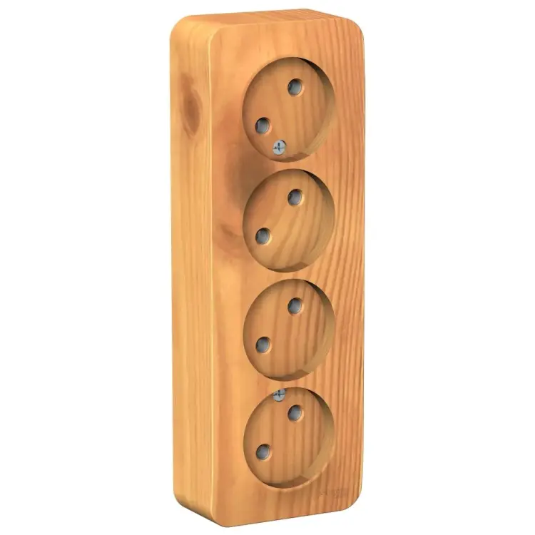 Четырехместная розетка Systeme Electric BLANCA BLNRA000415