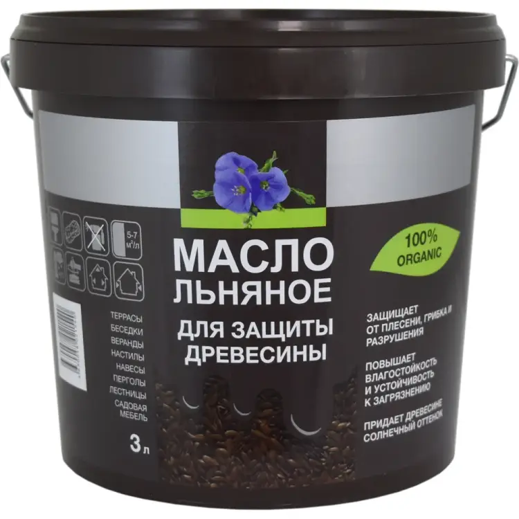 Льняное масло для защиты древесины Forwood 145380