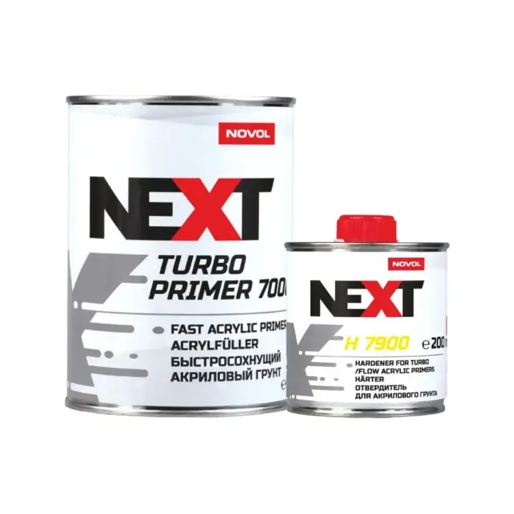 Быстросохнущий акриловый грунт NOVOL NEXT TURBO 7000 2К 90895-90899