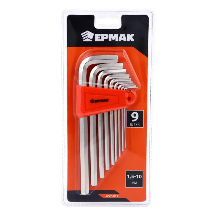 Набор ключей-шестигранников ЕРМАК 657-014 Набор ключей-шестигранников ЕРМАК 657-014