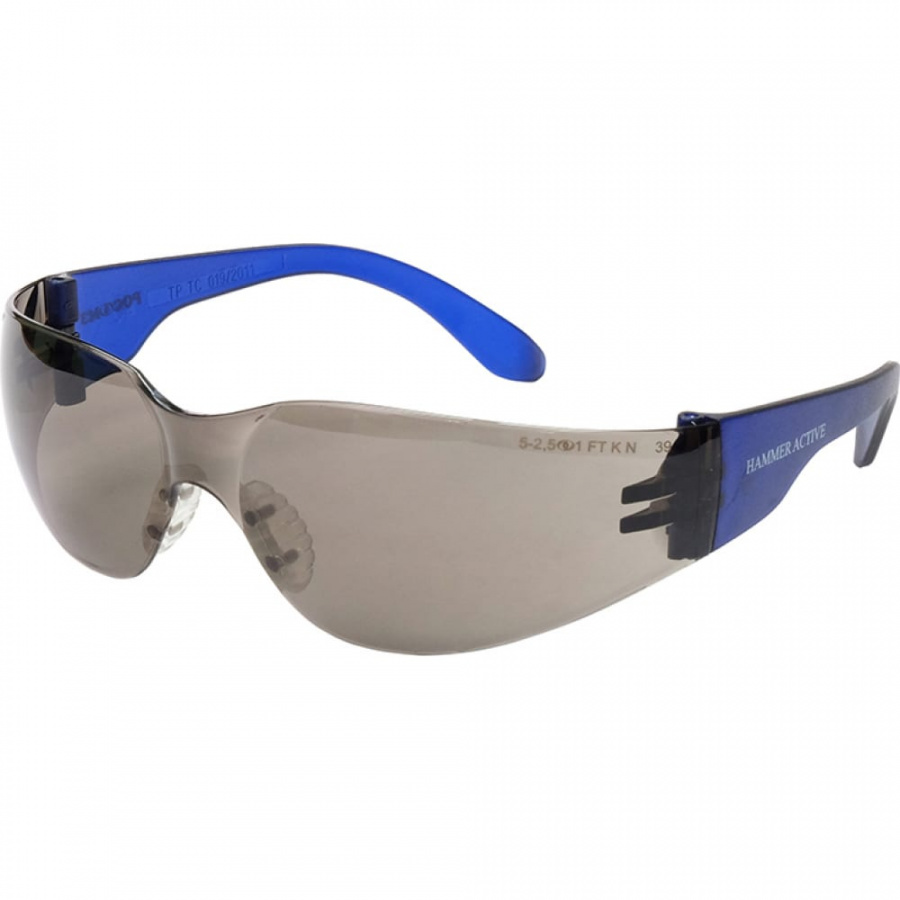 Защитные открытые очки РОСОМЗ О15 HAMMER ACTIVE StrongGlass (5-3,1 PC)