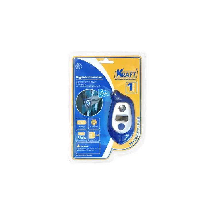 Цифровой манометр KRAFT 830004