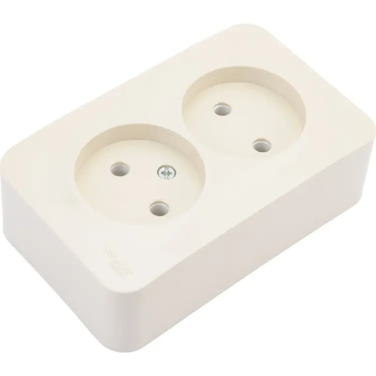 Двойная наружная розетка Systeme Electric Blanca SE BLNRA000217