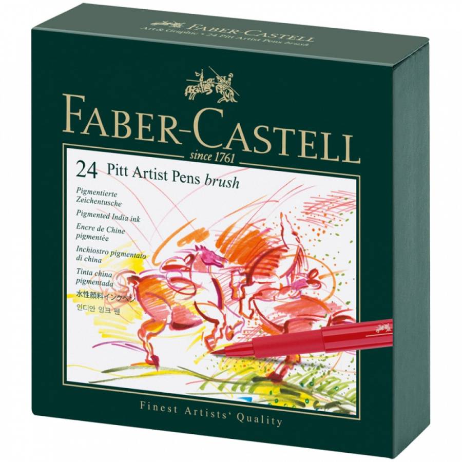 Набор капиллярных ручек Faber-Castell Pitt Artist Pen Brush